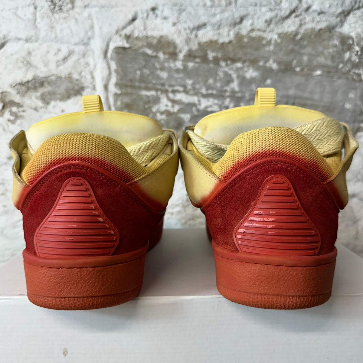 Lanvin Curb Venus Red Radiant Sneaker Sz 12 (45)