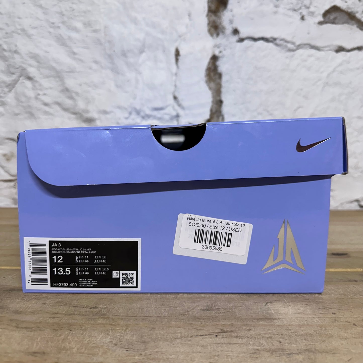 Nike Ja Morant 3 All-Star Sz 12