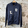 Louis Vuitton Flower Band Navy Track Jacket Sz S
