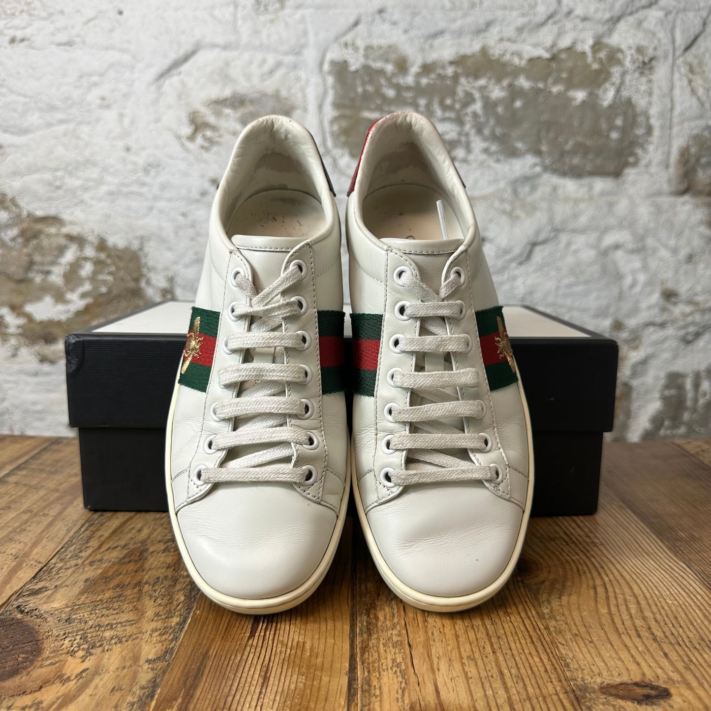 Gucci Bee White Ace Sneaker Sz 4.5 (36)