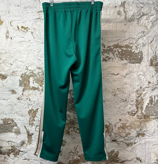 Palm Angels Green Cream Track Pants Sz XXL