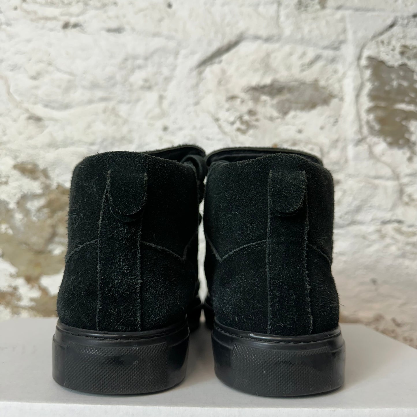 Balenciaga High Triple Black Suede Arena Sneaker Sz 8 (41)