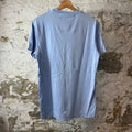 GIvenchy White Spellout Light Blue T-Shirt Sz S