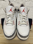 Air Jordan 3 White Cement Reimagined Sz 7Y