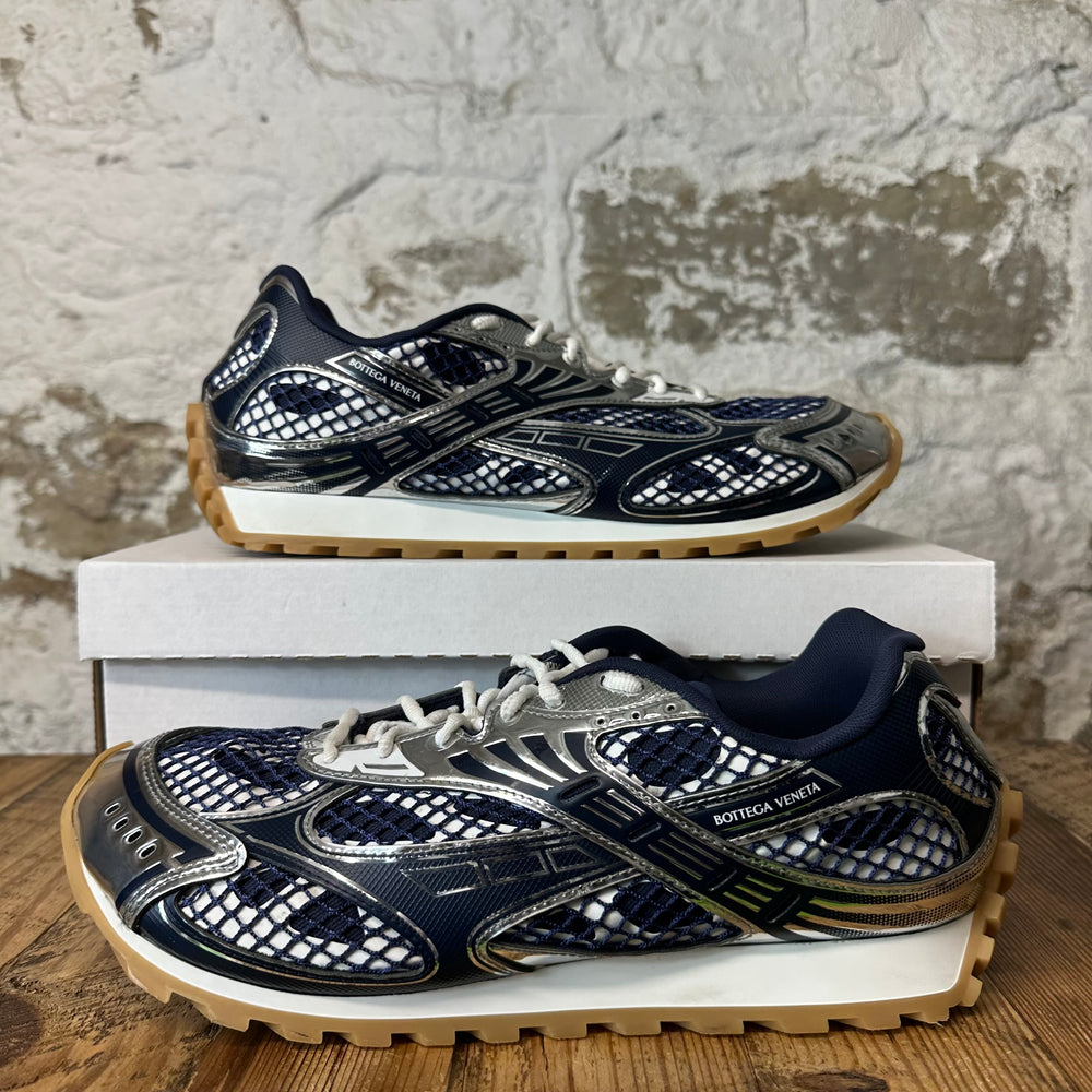 Bottega Veneta Abyss Silver Orbit Sneaker Sz 13 (46)