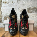 Burberry Arthur Plaid Red Black Sneaker Sz 4.5 (36)