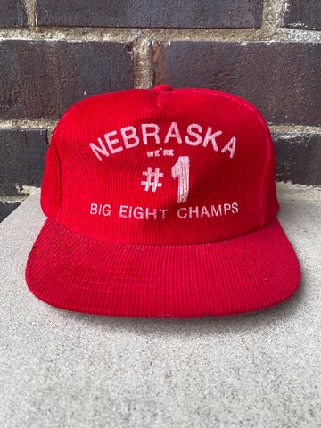 Nebraska Cornhuskers Big Eight Champions Corduroy SnapBack Hat