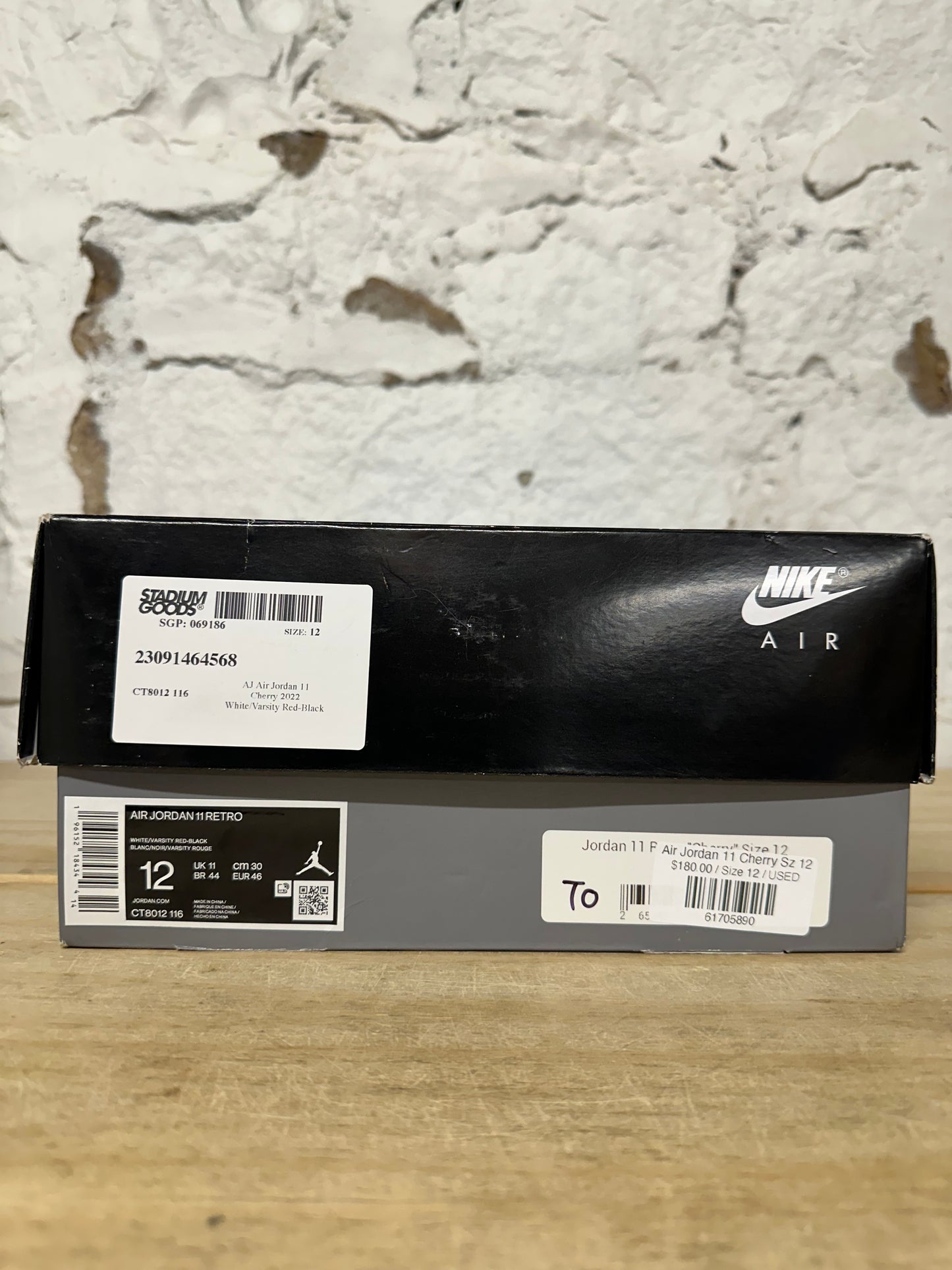 Air Jordan 11 High Cherry Sz 12