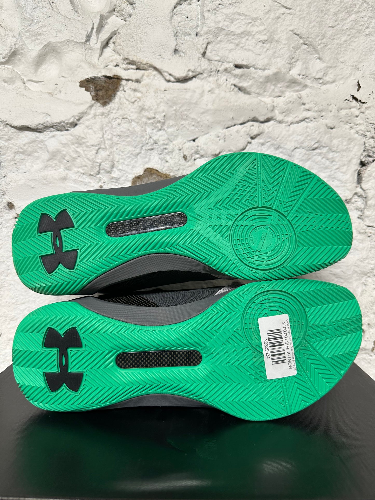 Under Armour Curry 3 Grey Matter Sz 10 DS