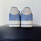 Nike Air Force 1 Low Dusty Blue Suede Sz 11 DS