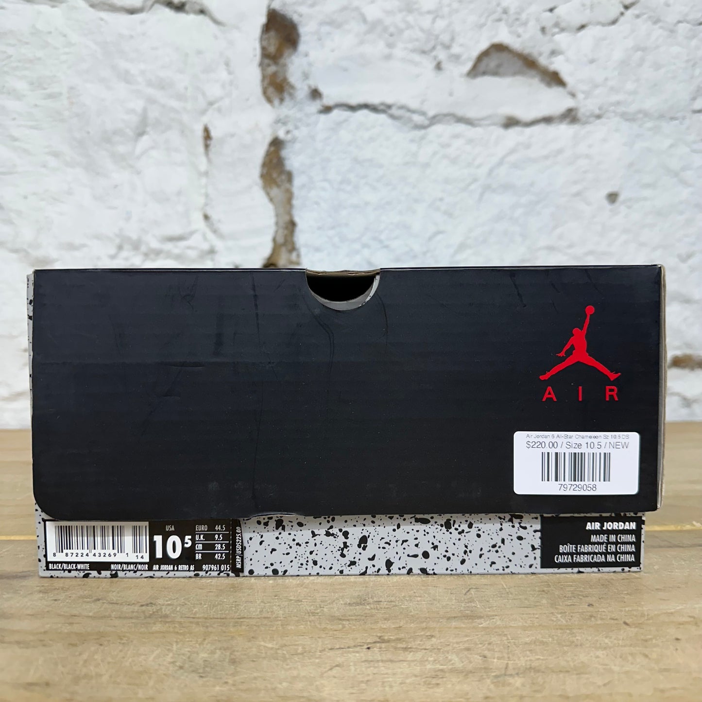 Air Jordan 6 All-Star Chameleon Sz 10.5 DS