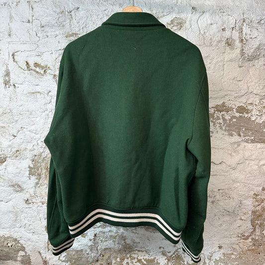 Amiri Bone Varsity Jacket Green Sz XL