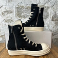 Rick Owens High Black Milk Sneaker Sz 6.5 (39)