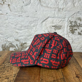 Palm Angels Red Navy Hat