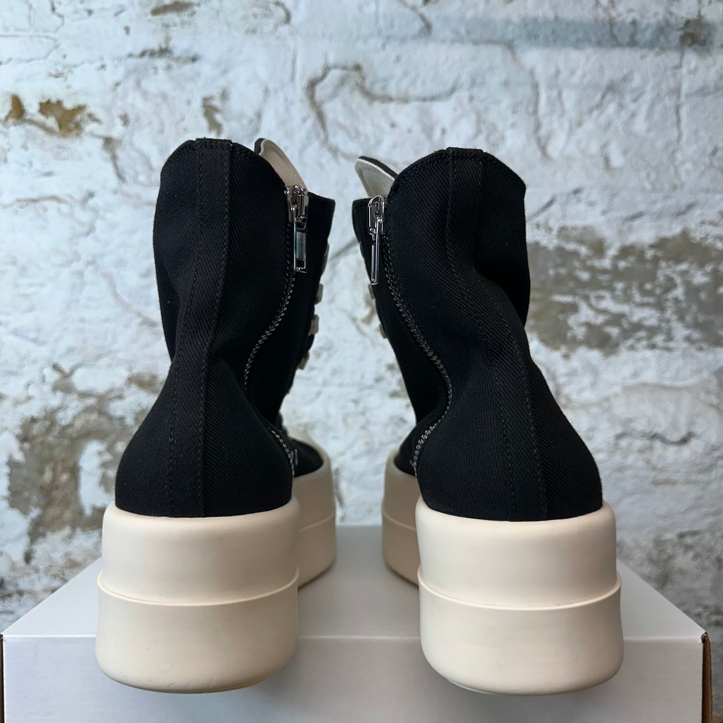 Rick Owens Mega Bumper Black Milk Sneaker Sz 10 (43)