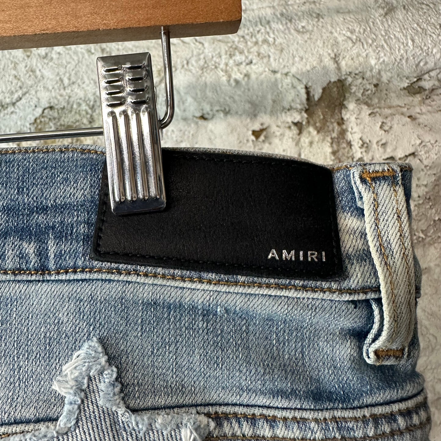 Amiri Denim Star Chemist Blue Denim Jeans Sz 36