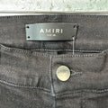 Amiri Blue Gradient Bones Black Denim Jeans Sz 30
