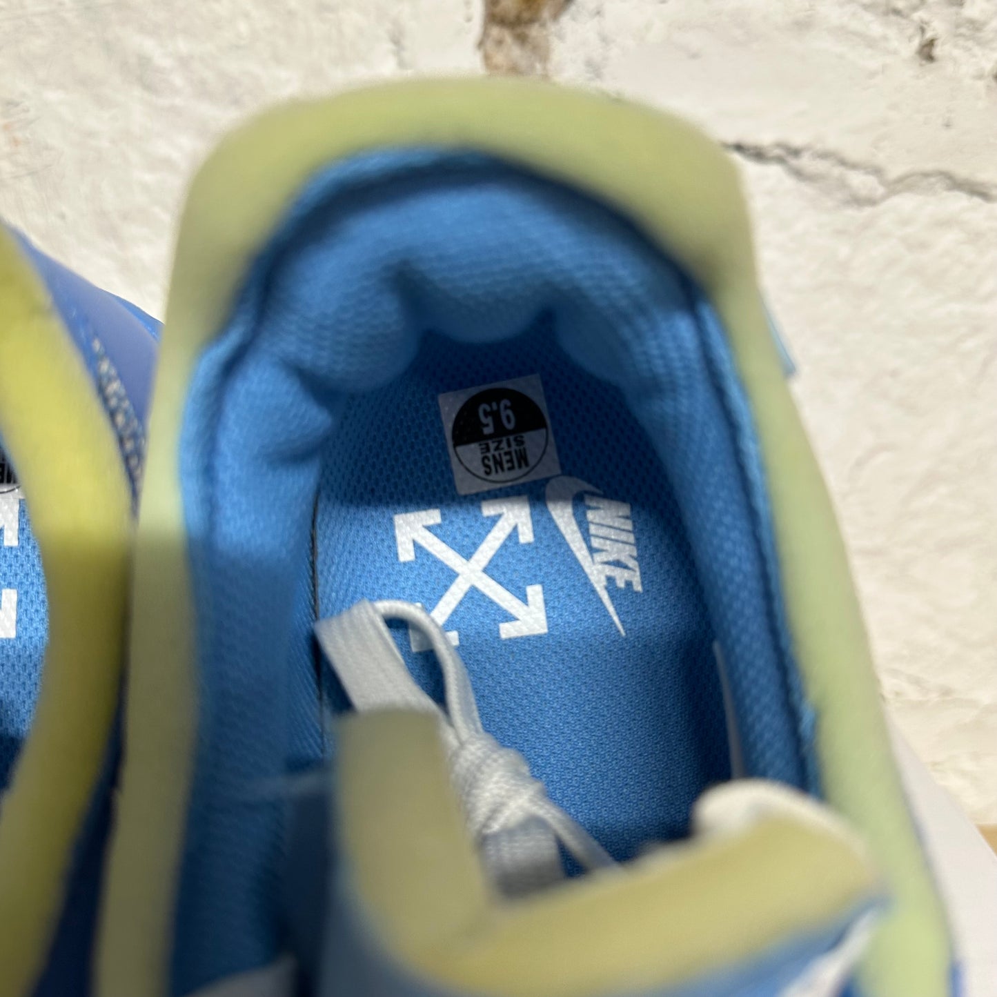 Nike Air Force 1 Low Off-White MCA University Blue Sz 9.5
