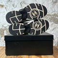 Chanel CC Black Grey Tweed Sneaker Sz 8.5 (41.5)