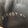 Prada Monolith Renylon Black Leather Boot Sz 9.5