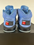 Air Jordan 5 UNC University Blue Sz 9.5