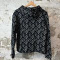 Louis Vuitton NBA Flower Black Monogram Jacket Sz M
