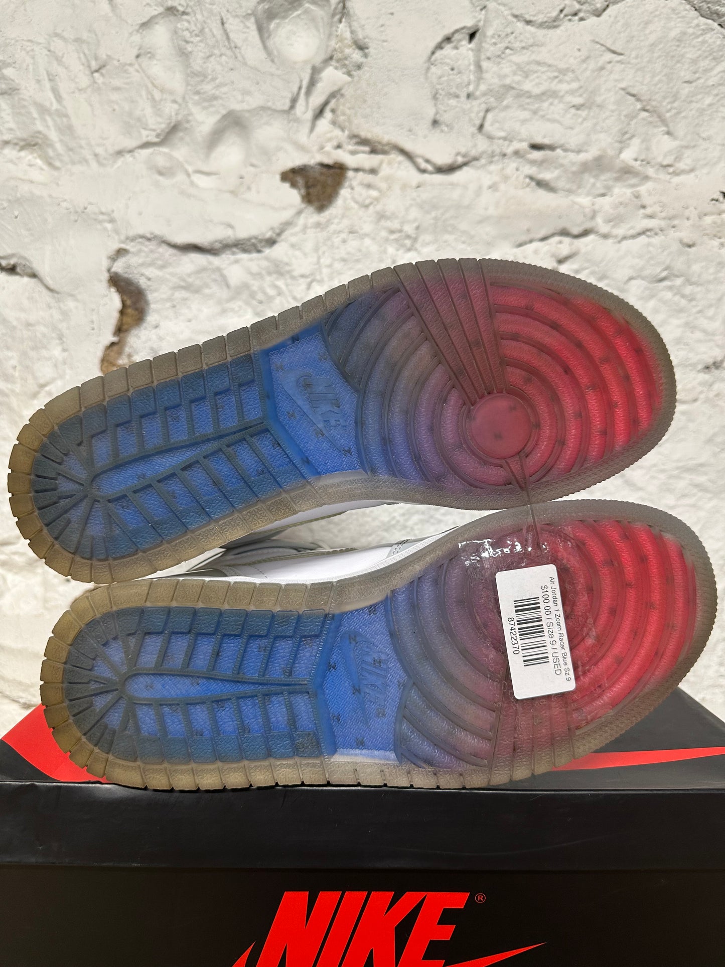 Air Jordan 1 High Zoom Racer Blue Sz 9