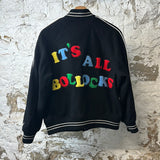 Supreme Bollocks Varsity Jacket Black Sz S