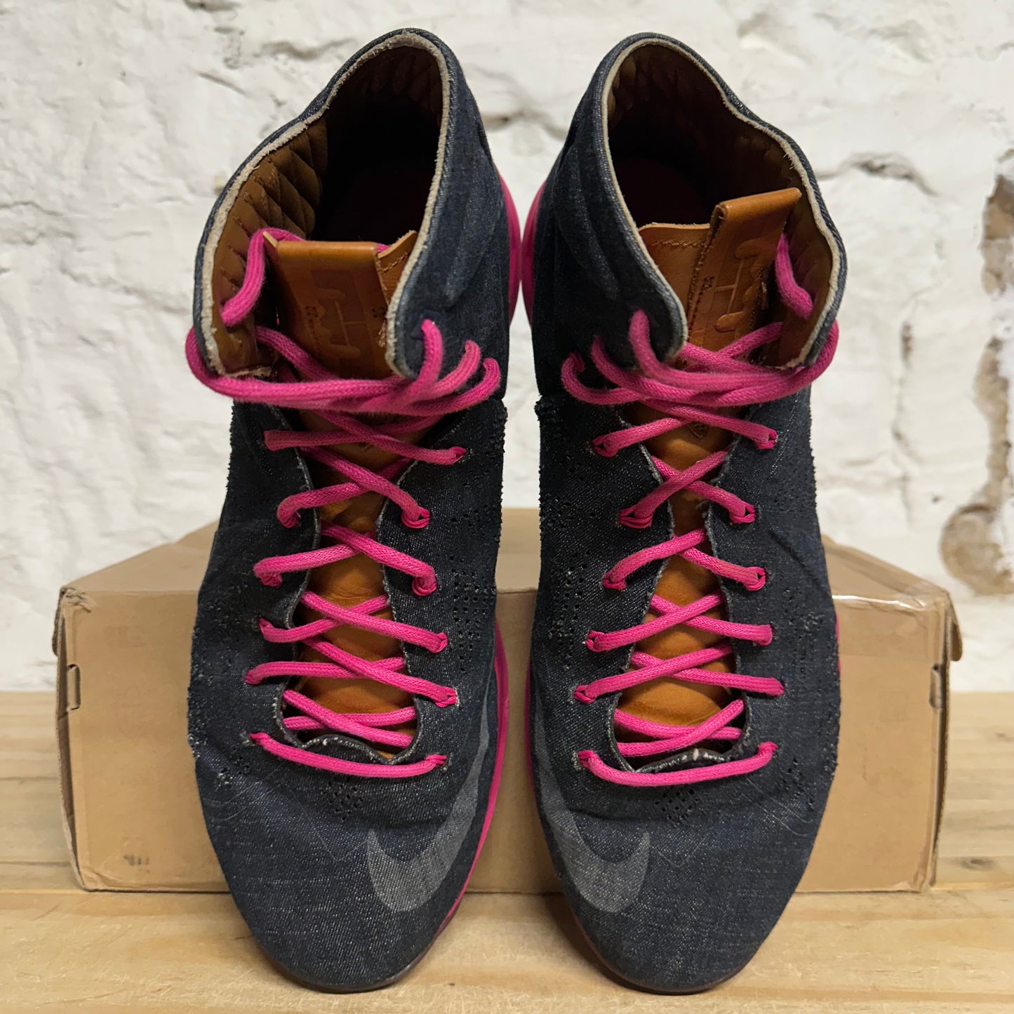 Nike LeBron 10 EXT Denim Sz 14