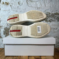 Prada Americas Cup Grey Patent White Sneaker Sz 7.5