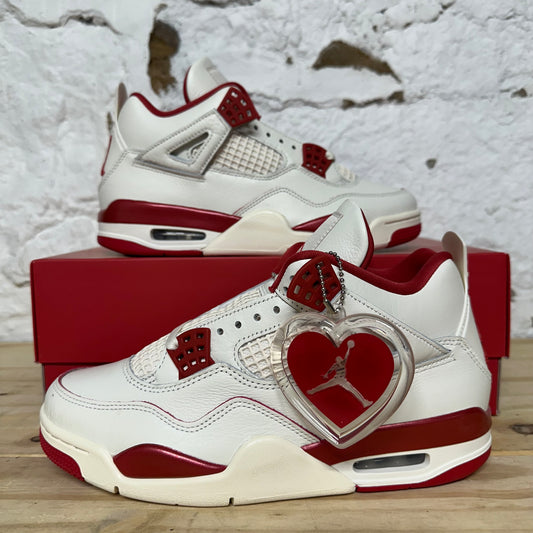Air Jordan 4 Valentines Day Sierra Red Sz 7 (8.5W) DS