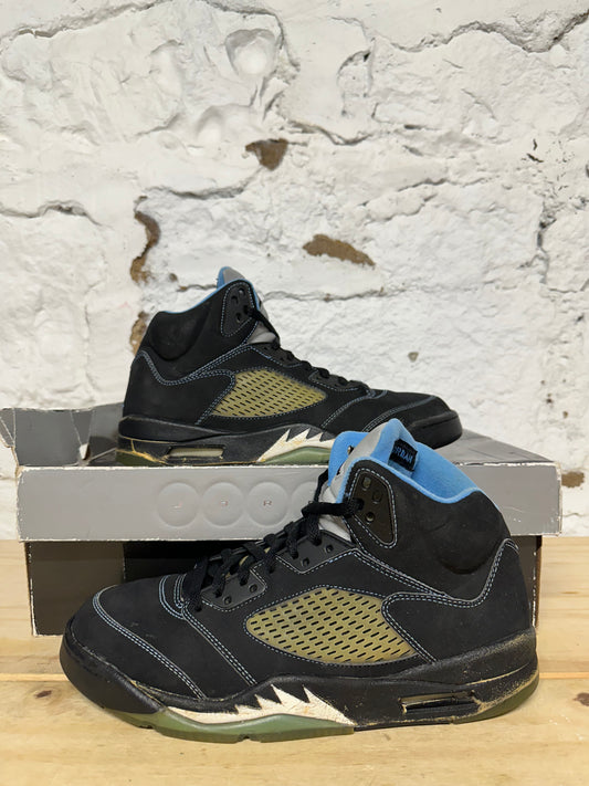 Air Jordan 5 Black University Blue (2006) Sz 9.5