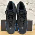 Air Jordan 14 Black University Blue Sz 13