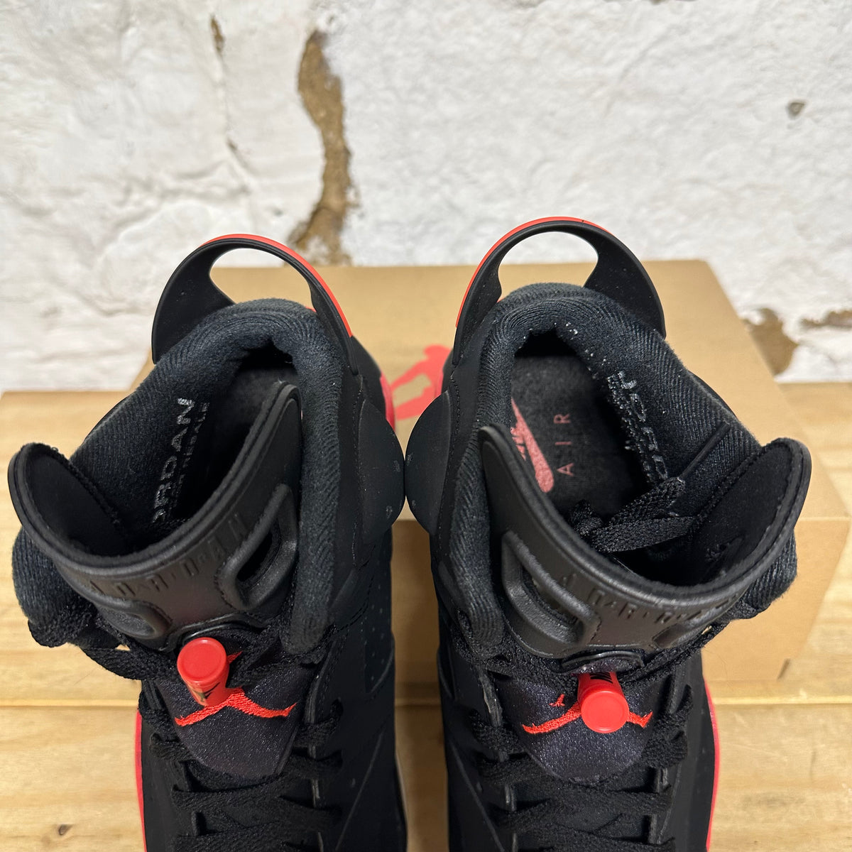 Air Jordan 6 Infrared Salesman Sz 9.5