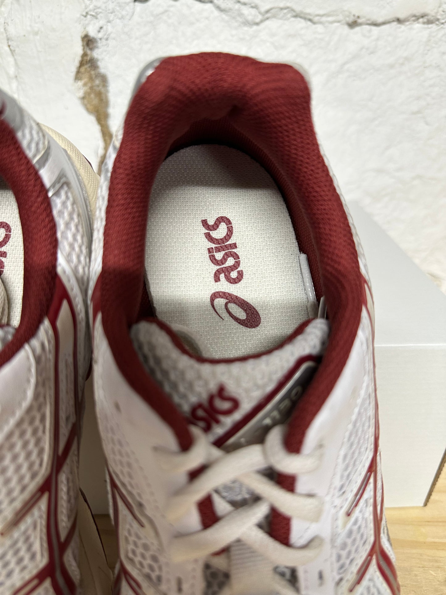 Asics Gel-1130 Maroon White Sz 9 (10.5W)