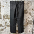 Louis Vuitton White Spread Grey Trousers Sz 36