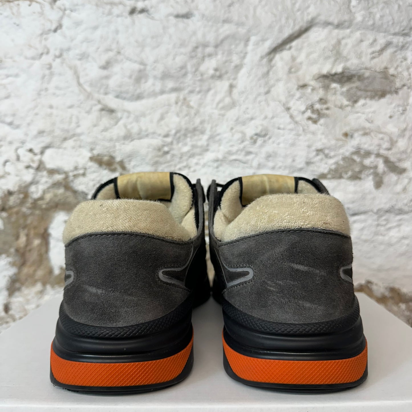 Gucci Ultrapace Black Gray Sneaker Sz 9 No Box