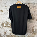 Louis Vuitton Cartoon Logos Black T-Shirt Sz XXL