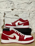 Air Jodan 1 Low Gym Red White Sz 10.5