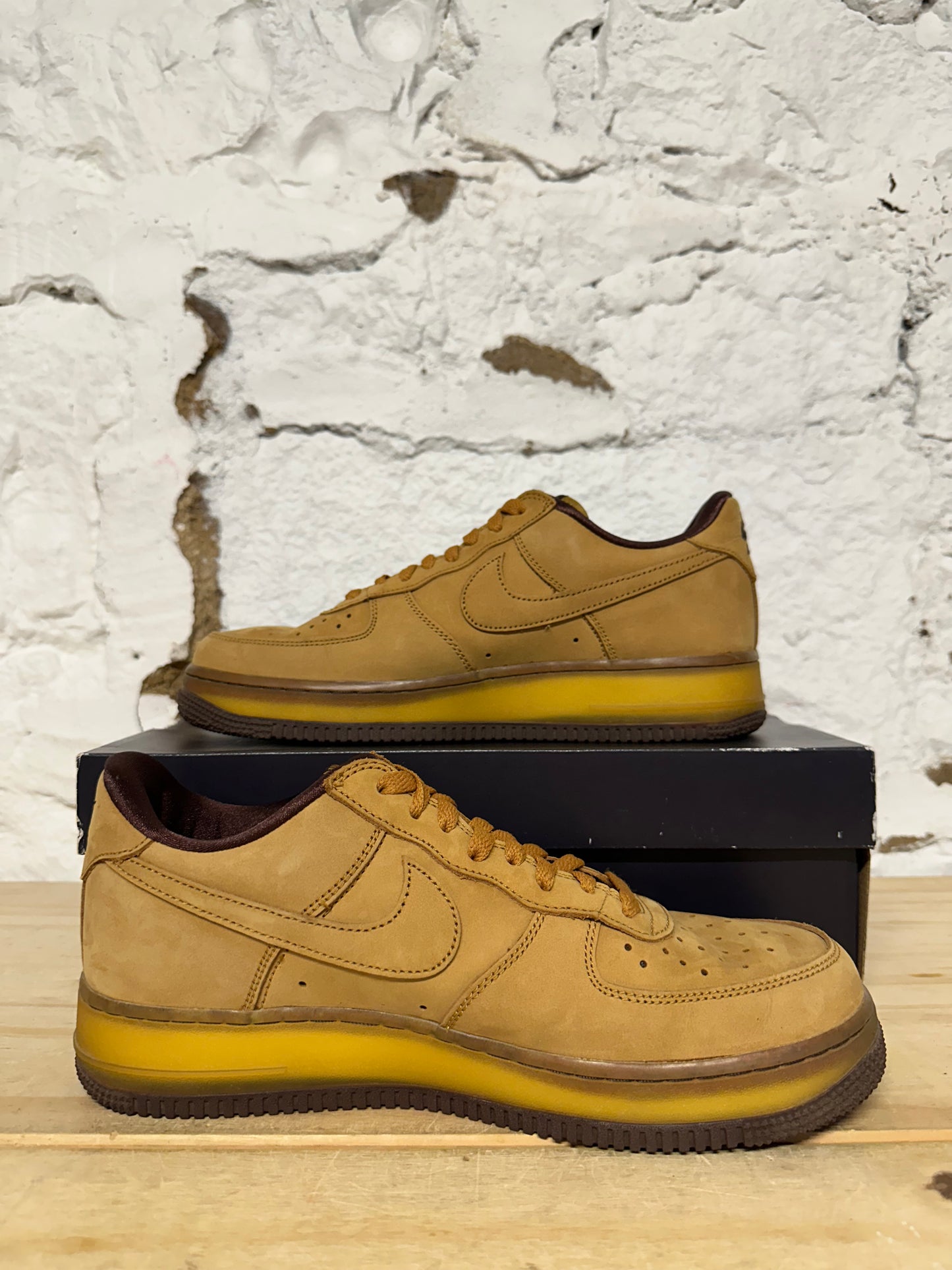 Nike Air Force 1 Wheat Dark Mocha Sz 8.5
