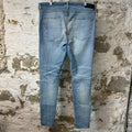 Amiri MX1 Blue Tie Dye Blue Denim Jeans Sz 38