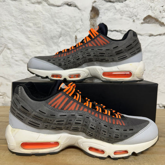 Nike Air Max 95 Kim Jones Black Total Orange Sz 10