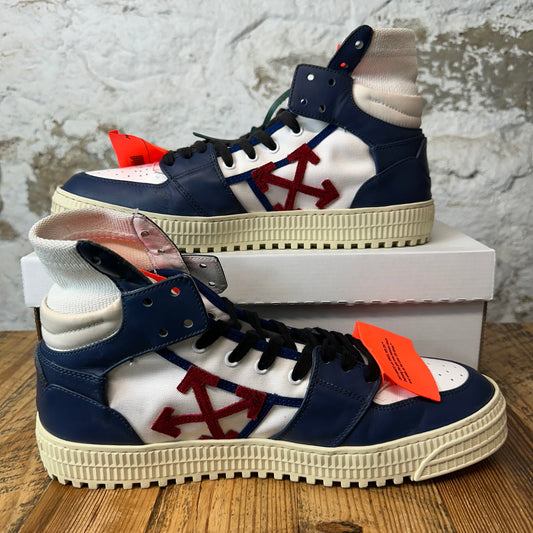 Off-White Court 3.0 Navy White Sneaker Sz 11 (44)