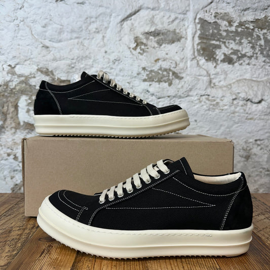Rick Owens Vintage Pentastitch Black Milk Sneaker