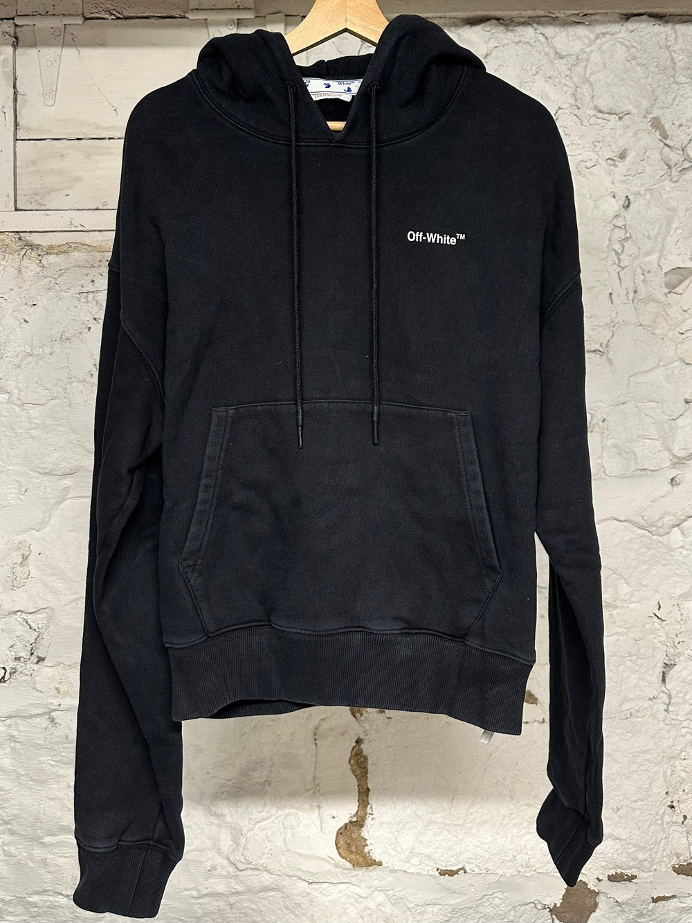 Off White Carvaggio Hoodie Black Sz M