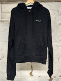 Off White Carvaggio Hoodie Black Sz M