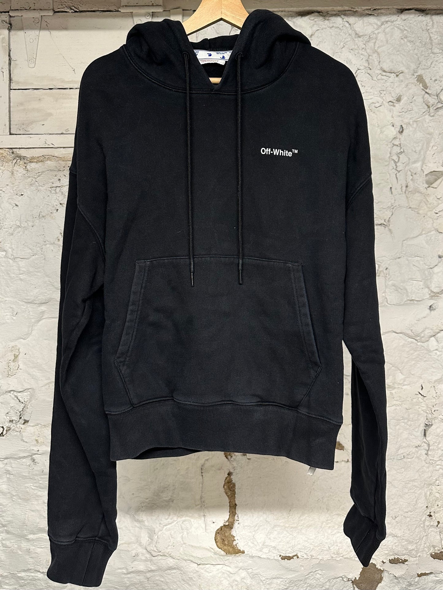 Off White Carvaggio Hoodie Black Sz M