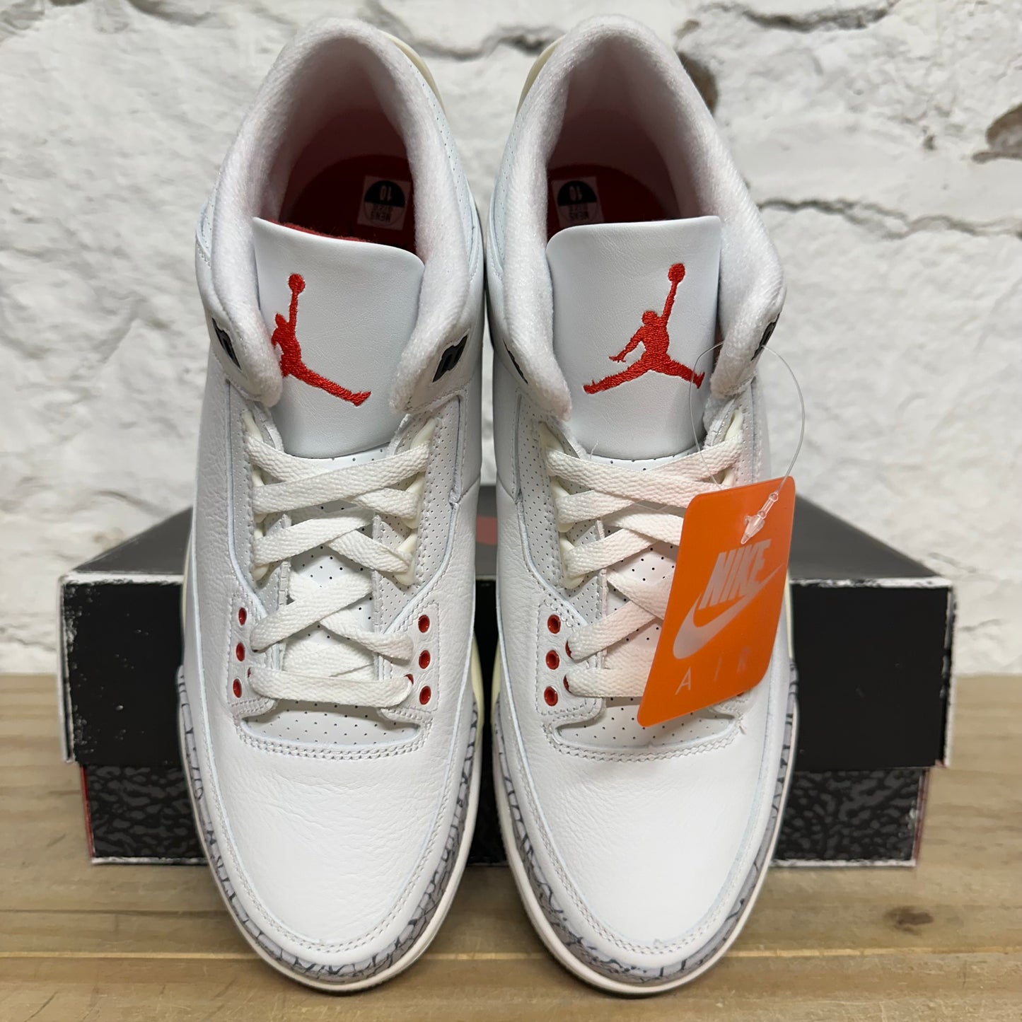 Air Jordan 3 White Cement Reimagined Sz 10 DS