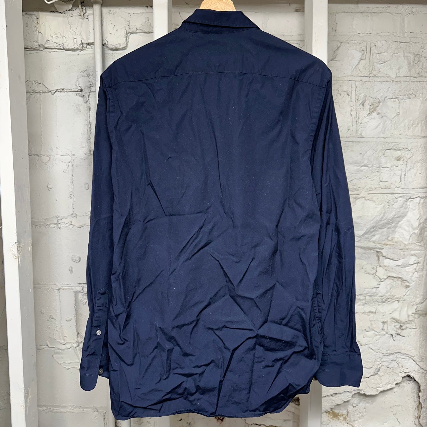 Burberry Navy Button Up Sz S