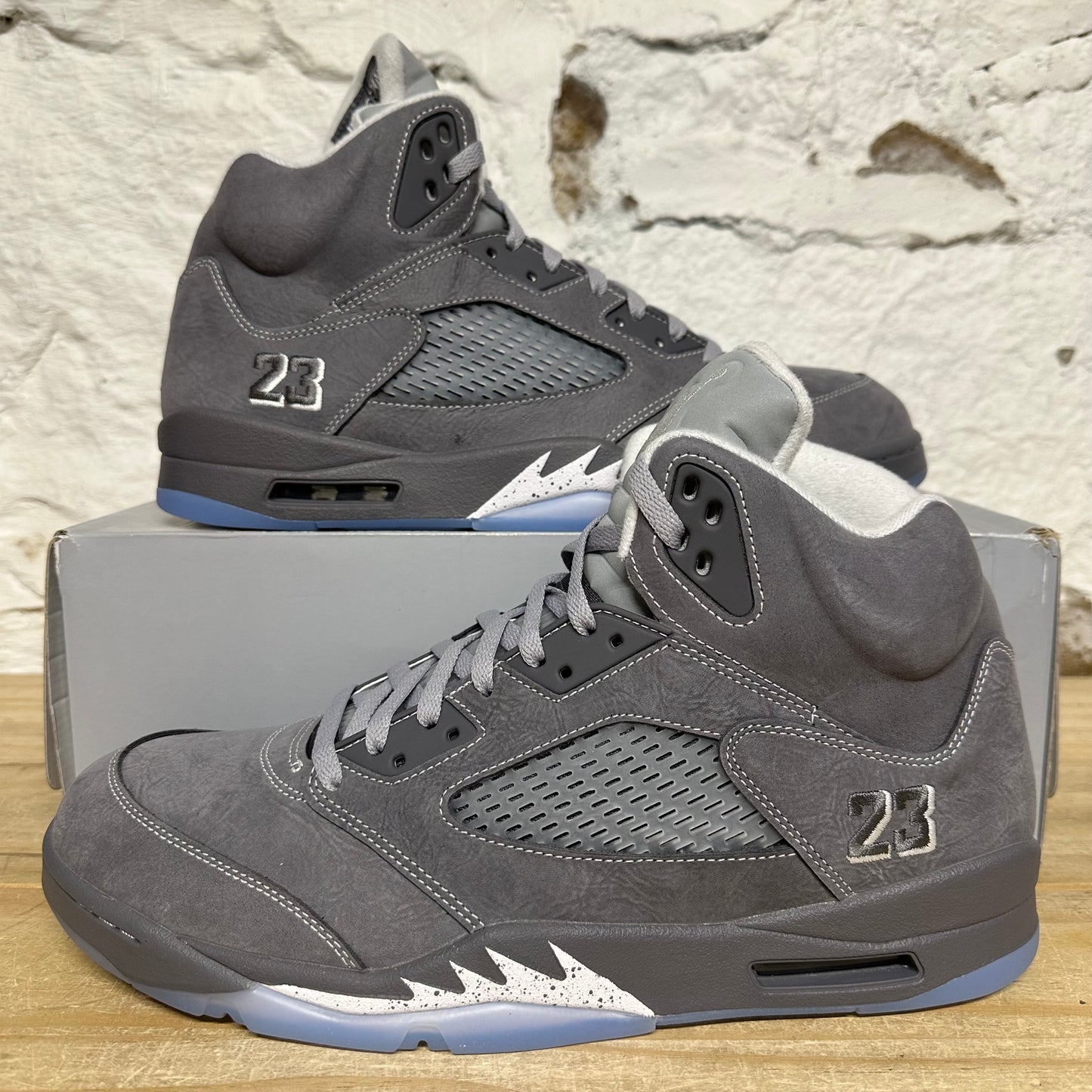 Air Jordan 5 Wolf Grey Sz 14 DS